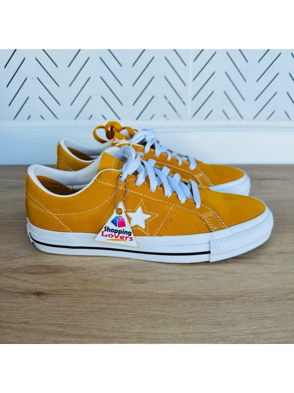 ⭐Converse One Star Pro OX Low Men Shoes 6.5 Mustard Yellow Suede Sneaker A09231C